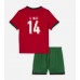 Maillot de foot le Portugal Goncalo Inacio #14 Domicile vêtements enfant Europe 2024 Manches Courtes (+ pantalon court)